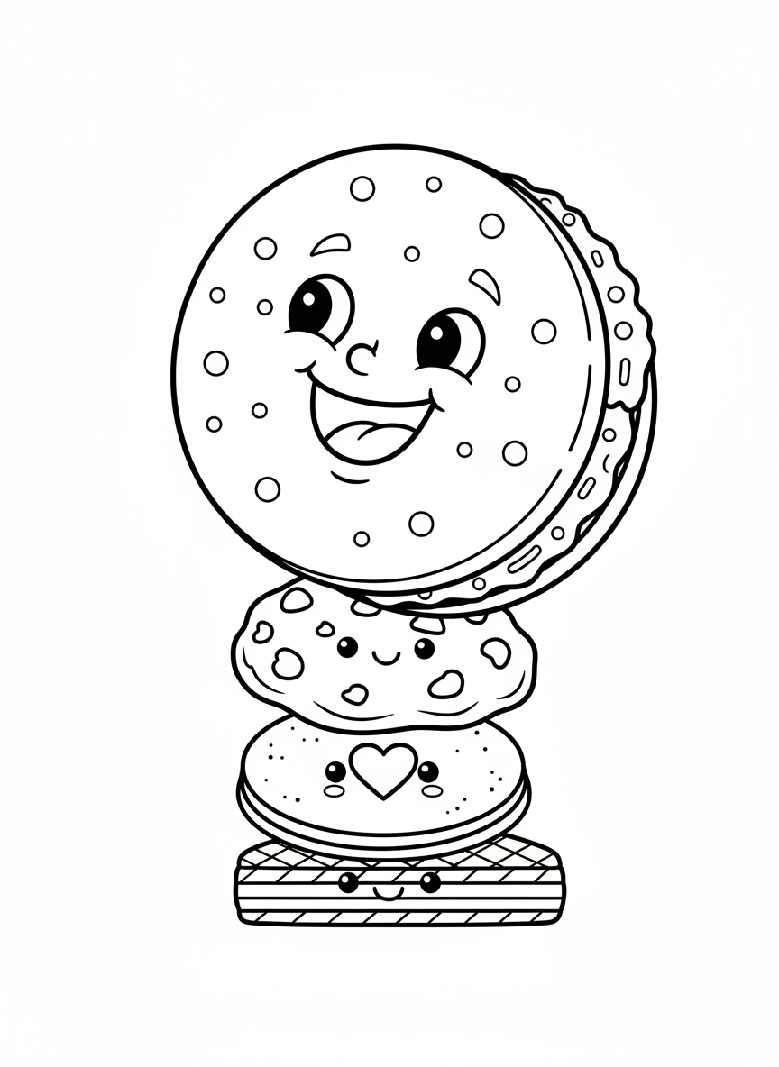 Smiling Ice Cream Sandwich Fun
